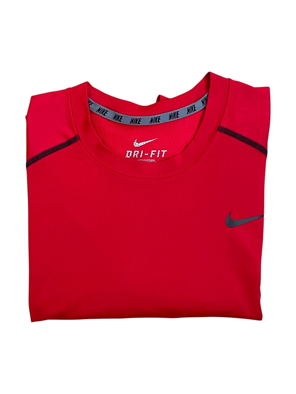 Nike Men's Red Dri-Fit S/S Shirt MEDIUM Running Training